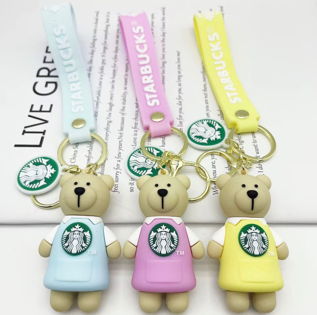 Llavero Oso Coffee Lover